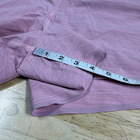 Athleta NWT Run With It Textured Short 3.5" Size 2X Running Shorts Pink Stretch - Picture 12 of 12